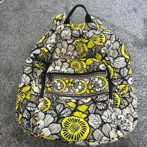 Vera Bradley Citron Floral Backpack